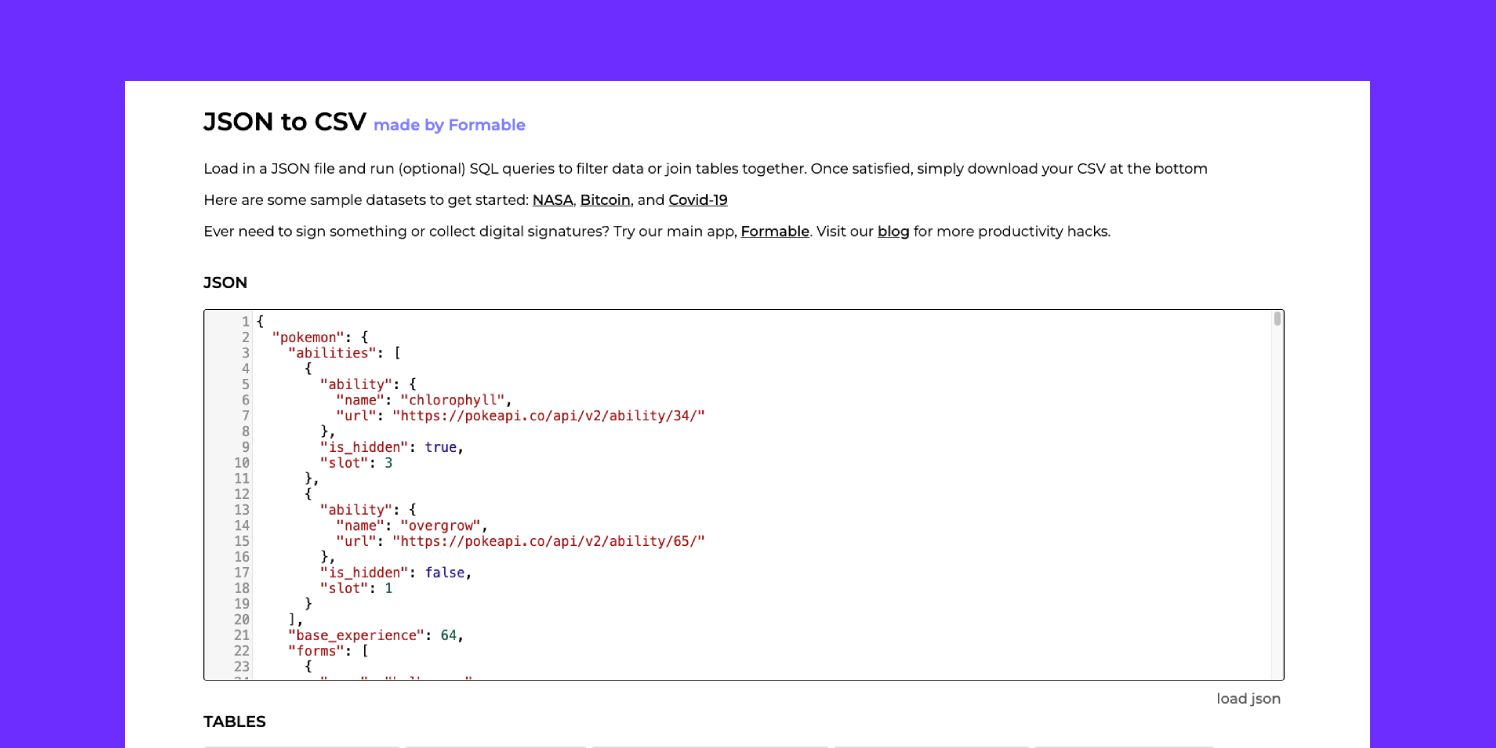 How to convert JSON to CSV file format | Next.js Blog Example with Markdown